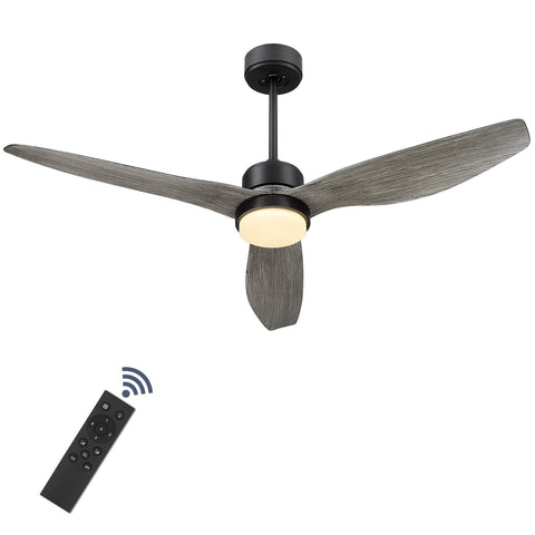 Misty ValleY 52in. Modern Reversible Ceiling Fan with Light, LED Propeller Ceiling Fan with Remote Control Misty ValleY 52in. Modern Reversible Ceiling Fan with Light, LED Propeller Ceiling Fan with Remote Control