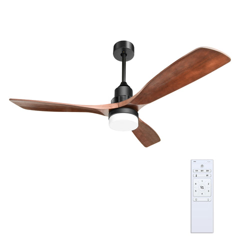 Misty Valley 52in. Ceiling Fan Light With 6 Speed Remote Reversible Energy-saving DC Motor