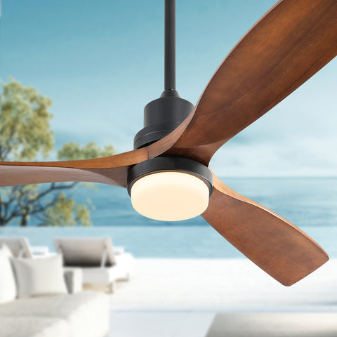 Misty Valley 52in. Ceiling Fan Light With 6 Speed Remote Reversible Energy-saving DC Motor