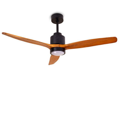 Misty Valley 52in. Solid Wood Modern Ceiling Fans with Light,Outdoor Ceiling Fan for Patios, 6 Speeds Ceiling Fan for Living,Bedroom