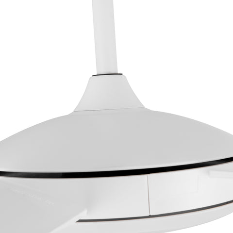 Misty Valley 52in. integrated LED Indoor Modern Quiet White Ceiling Fan with Light,Reversible Blade