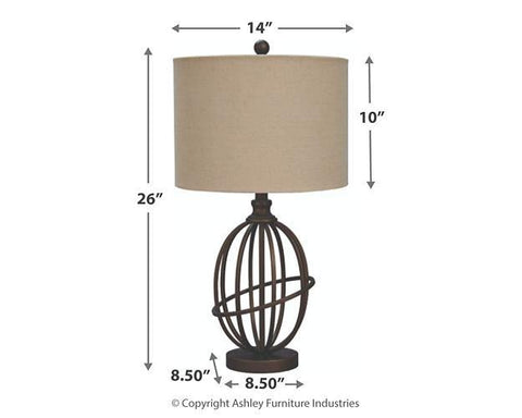 Misty Valley Manasa Dark Brown Casual Table Lamp