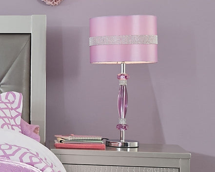 Misty Valley Modern Glam Nyssa Purple Contemporary Table Lamp