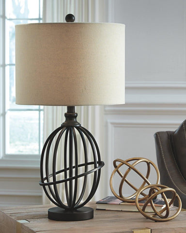 Misty Valley Manasa Dark Brown Casual Table Lamp