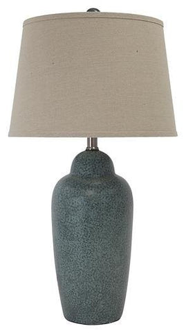 Misty Valley Saher Green Contemporary Table Lamp