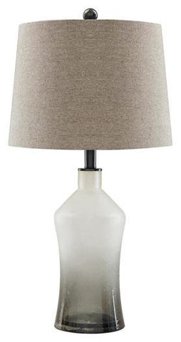 Misty Valley Nollie Gray Contemporary Table Lamp (Set of 2)