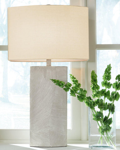 Misty Valley Bradard Ivory Brown Casual Table Lamp