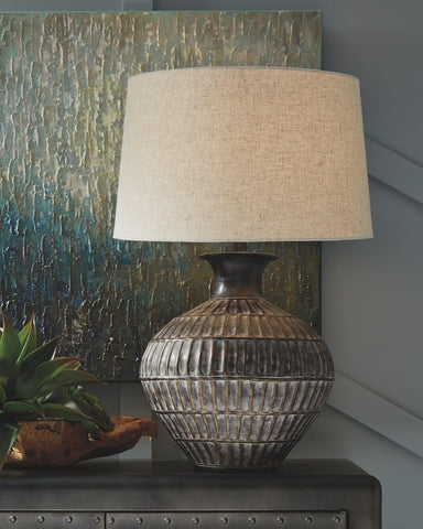 Misty Valley Magan Antique Bronze Finish Casual Table Lamp