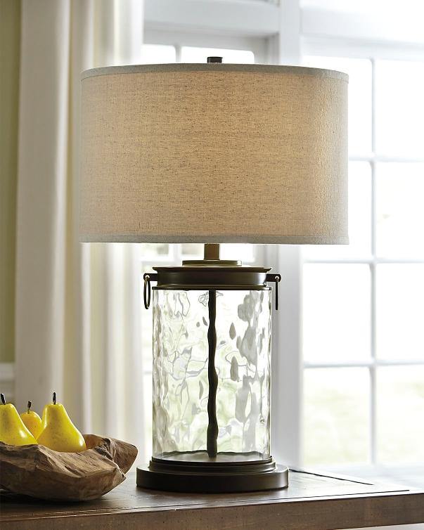 Misty Valley Tailynn Clear+Bronze Finish Casual Table Lamp