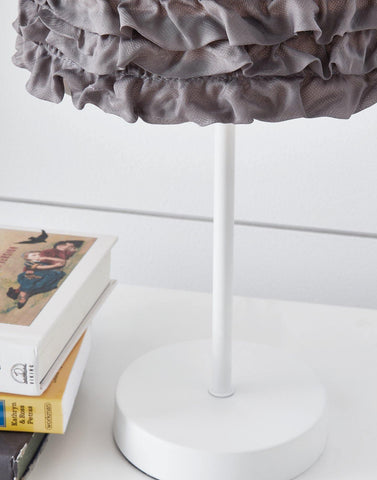 Misty Valley Mirette Gray+White Casual Table Lamp