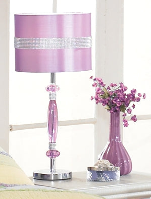 Misty Valley Modern Glam Nyssa Purple Contemporary Table Lamp