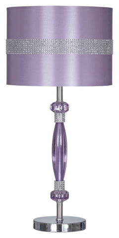 Misty Valley Modern Glam Nyssa Purple Contemporary Table Lamp