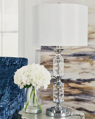 Misty Valley Laramae Chrome Finish Contemporary Table Lamp