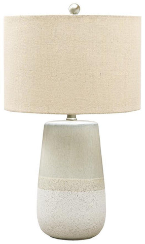 Misty Valley Shavon Beige+White Casual Table Lamp