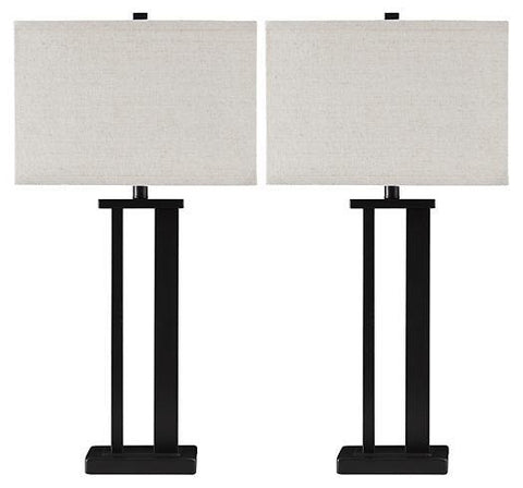 Misty Valley Aniela Bronze Finish Contemporary Table Lamp (Set of 2)