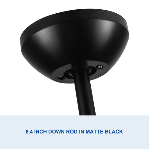 Misty Valley 56in. Integrated LED Brown Modern Ceiling Fan with Light,Wood Grain ABS Blade