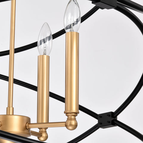 Misty Valley 8-Light Transitional Black Metal Chandelier Fixture,2-Tier-Candle Ceiling Light for Living Room, Bedroom, Dining Room，Dimmable，E12，W23.6*H55Transitional Gold/Matte Black Metal Chandelier,2-Tier-Candle Ceiling Light for Living Room, W23.6*H55