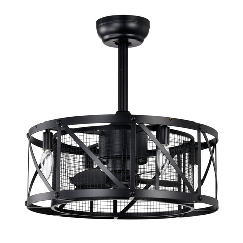 Misty Valley 20in. Industrial 5-Blade Ceiling Fan with remote control ,5 ABS Blades small size ceiling fan