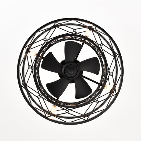 Misty Valley Brown LED Ceiling Fan with Light,AC Motor Quiet Small Ceiling Fan for Bedroom