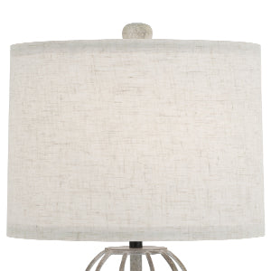 Misty Valley Modern White Metal USB Table Lamp (Set of 2)