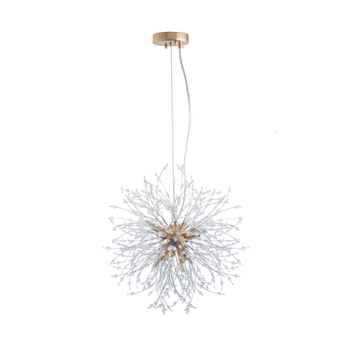 Misty Valley Modern American Multi-Particle Spherical Crystal Chandelier -8 Bulbs -G9 lamp holder