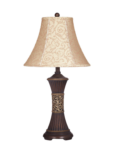 Misty Valley Mid-Century Mariana Bronze Finish Traditional Table Lamp (Set of 2)