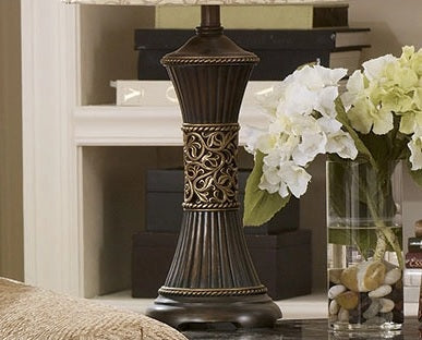Misty Valley Mid-Century Mariana Bronze Finish Traditional Table Lamp (Set of 2)