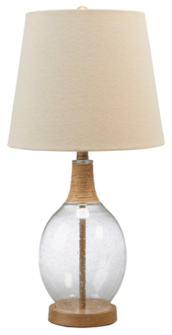Misty Valley Clayleigh Clear/Brown Casual Table Lamp (Set of 2)