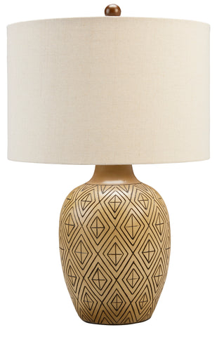 Misty Valley Jairgan Tan/Black Casual Table Lamp (Set of 2)