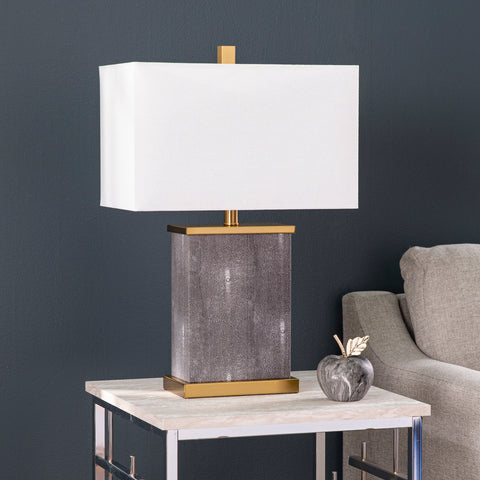Misty Valley Modern Rectangular Frame Table Lamp w/ Shade
